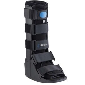 United Ortho Air Cam Walker Fracture Boot, Medium, Black